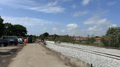 Banearbejde på Lem Station