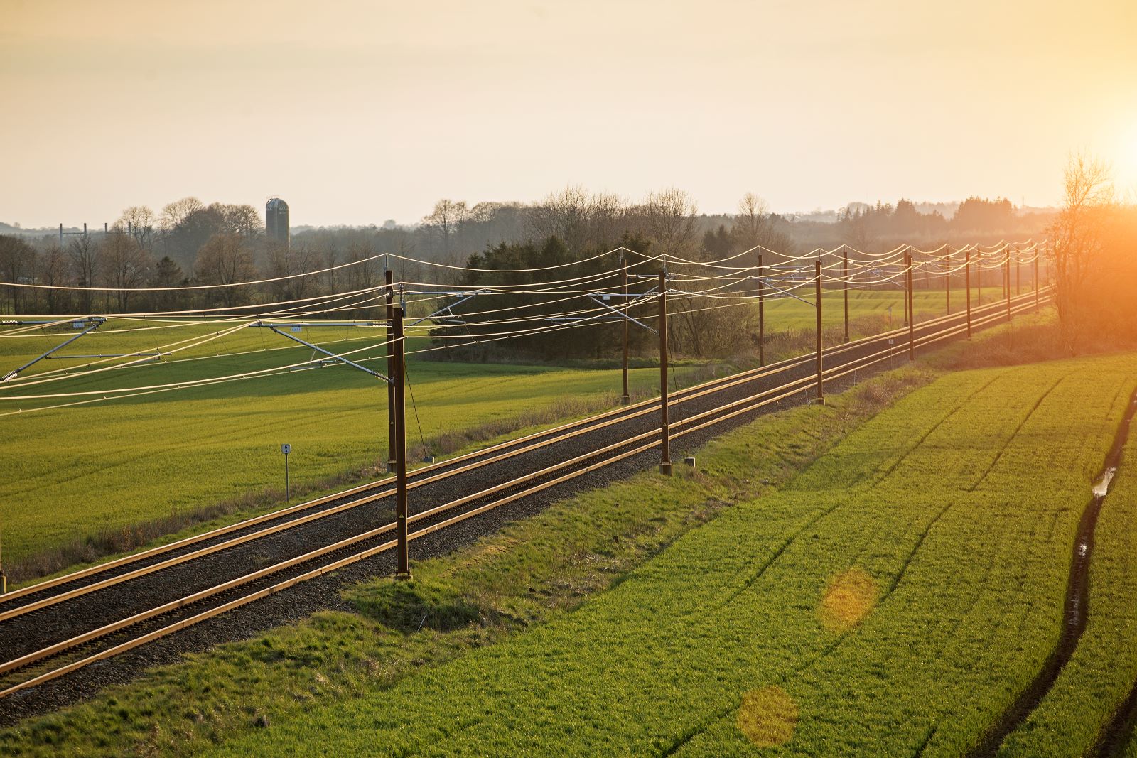 elektrificeret jernbanestrækning