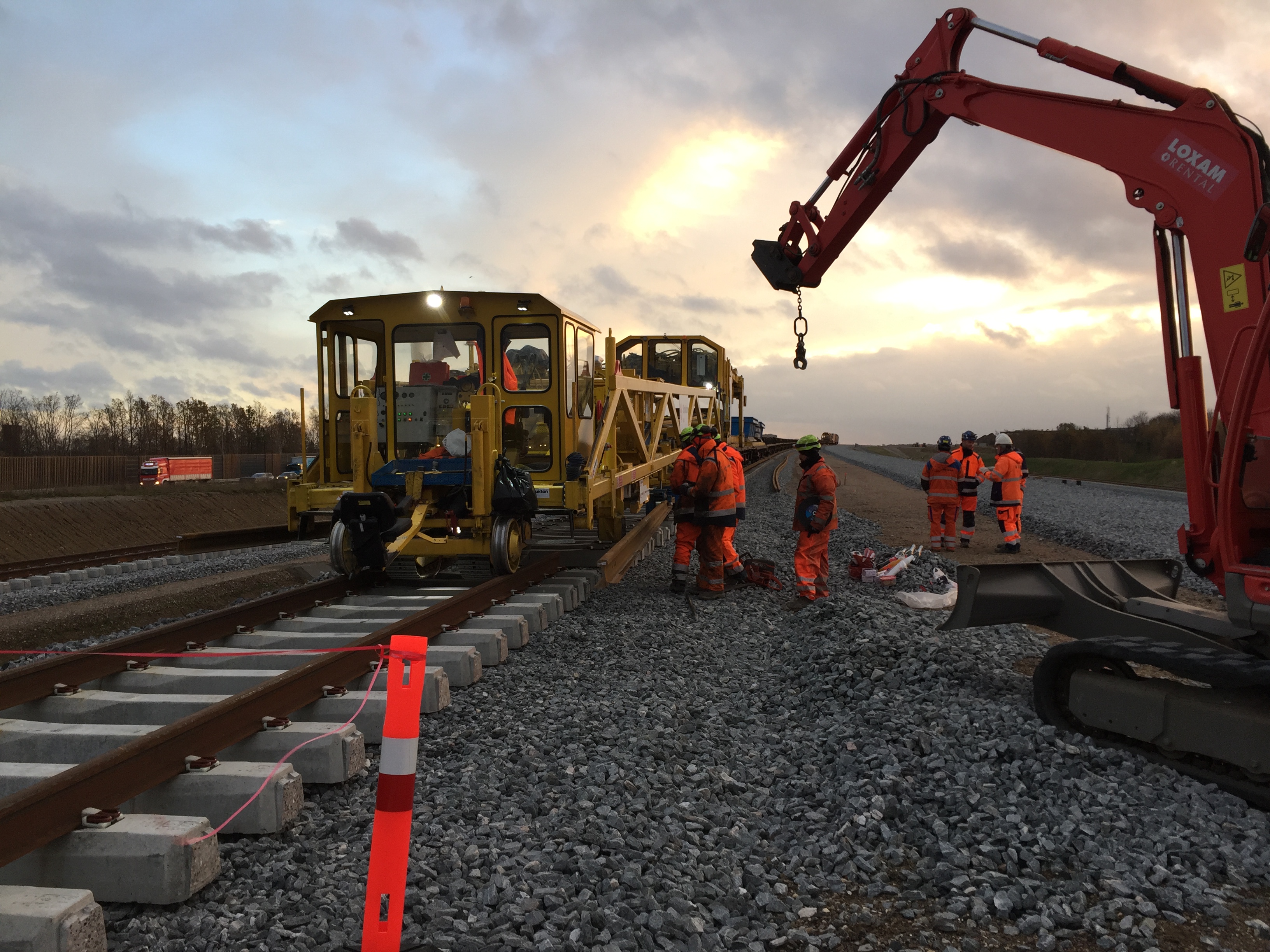 Sporlægning ved Køge Nord Station