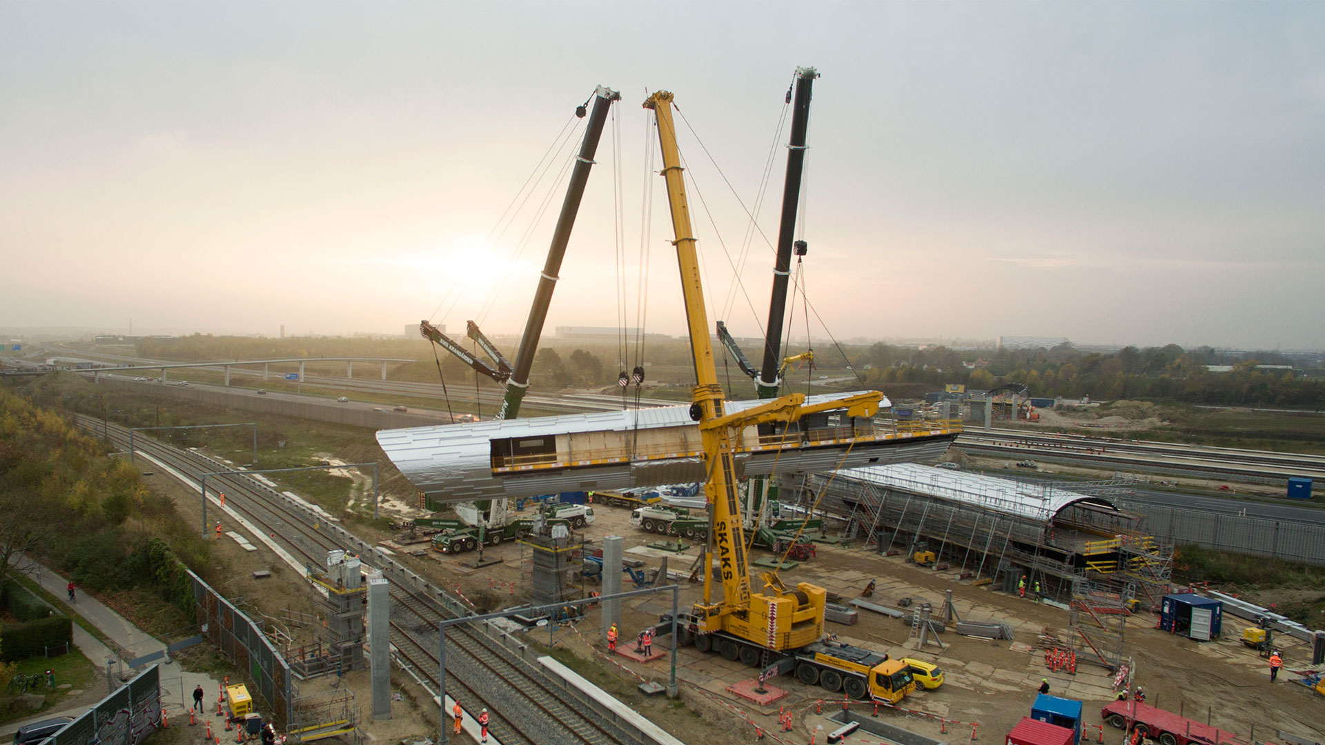 brøløft ved køge nord station