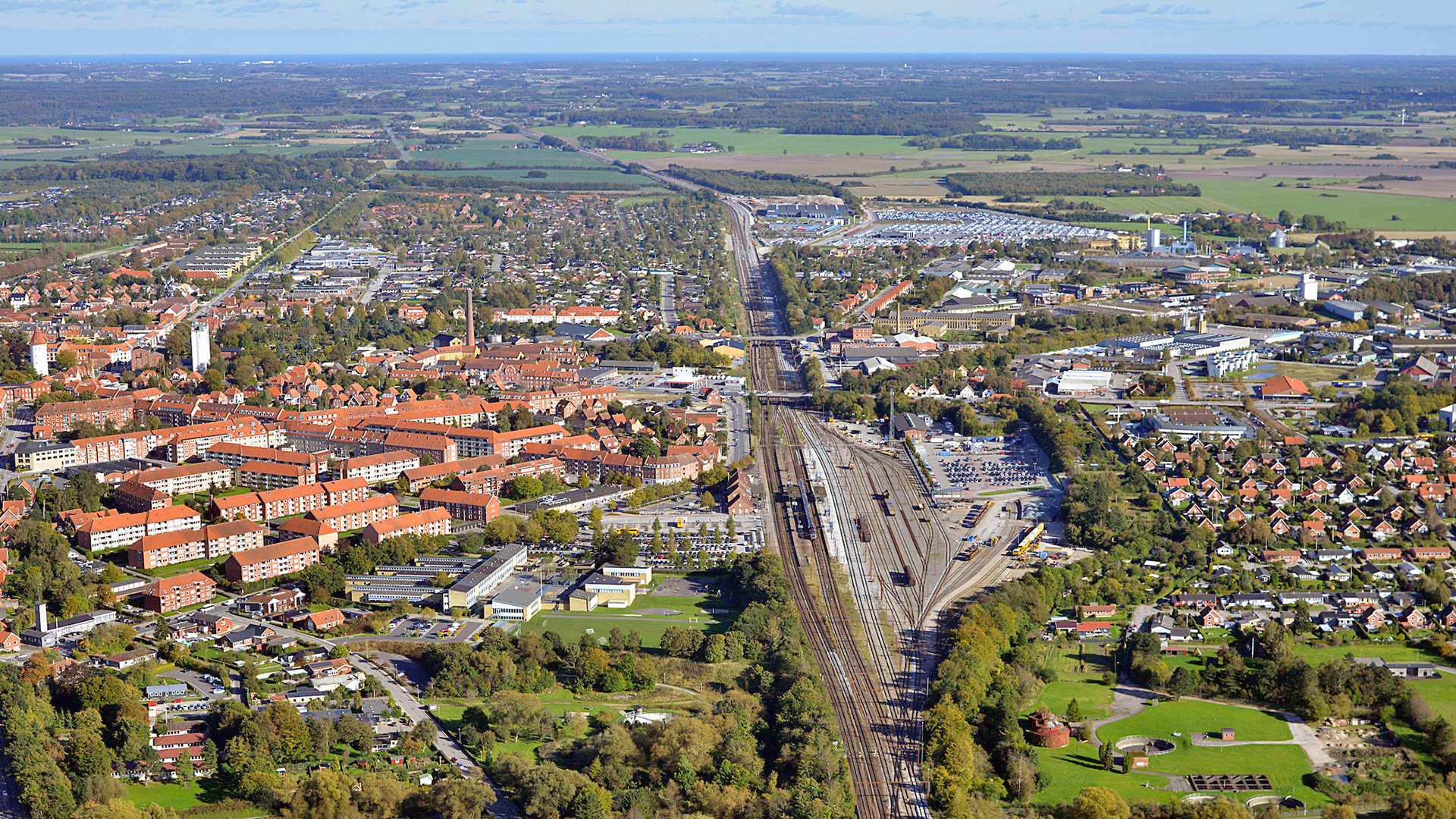 Ringsted Station set fra vest.