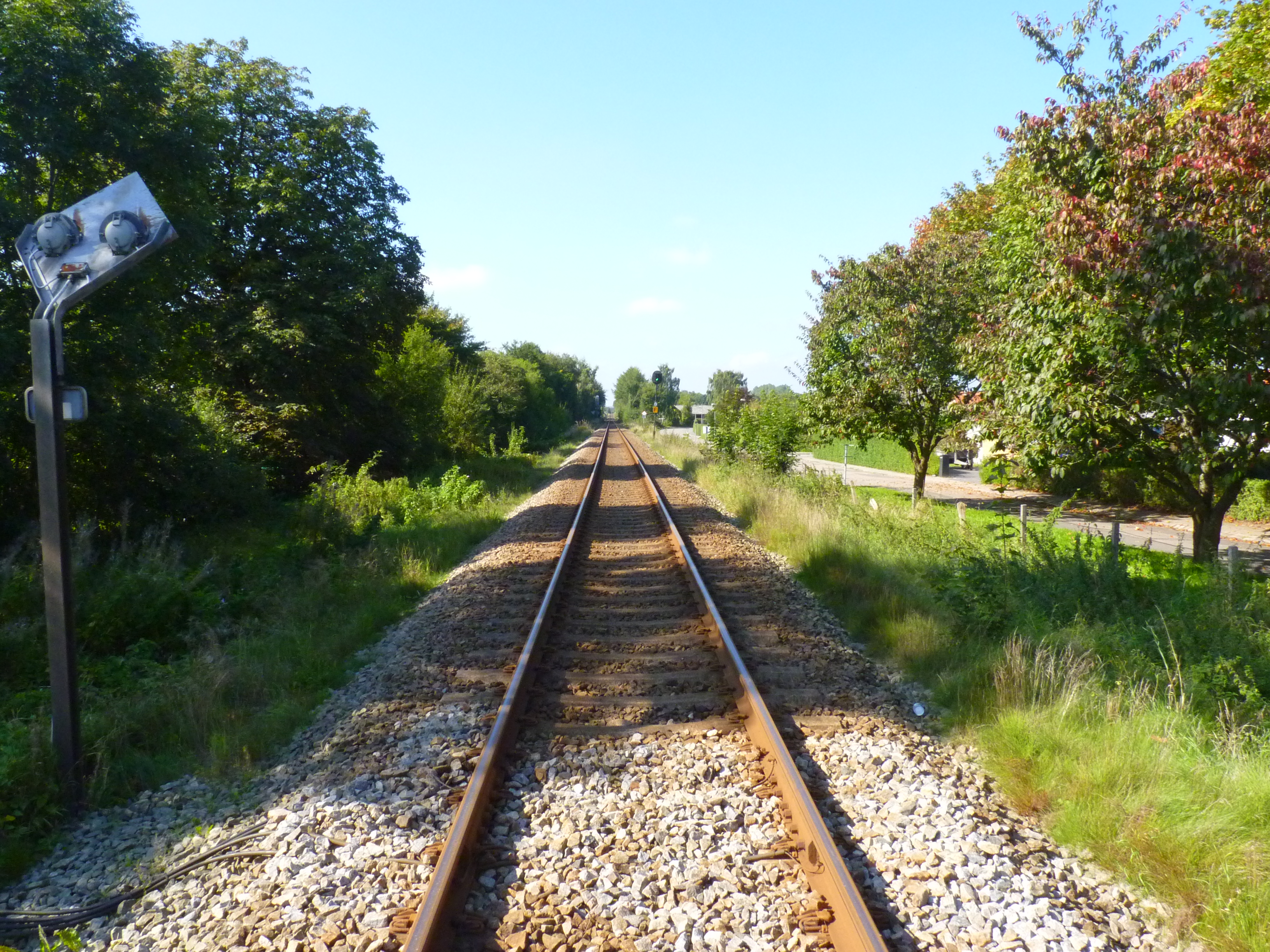 enkeltsporet strækning
