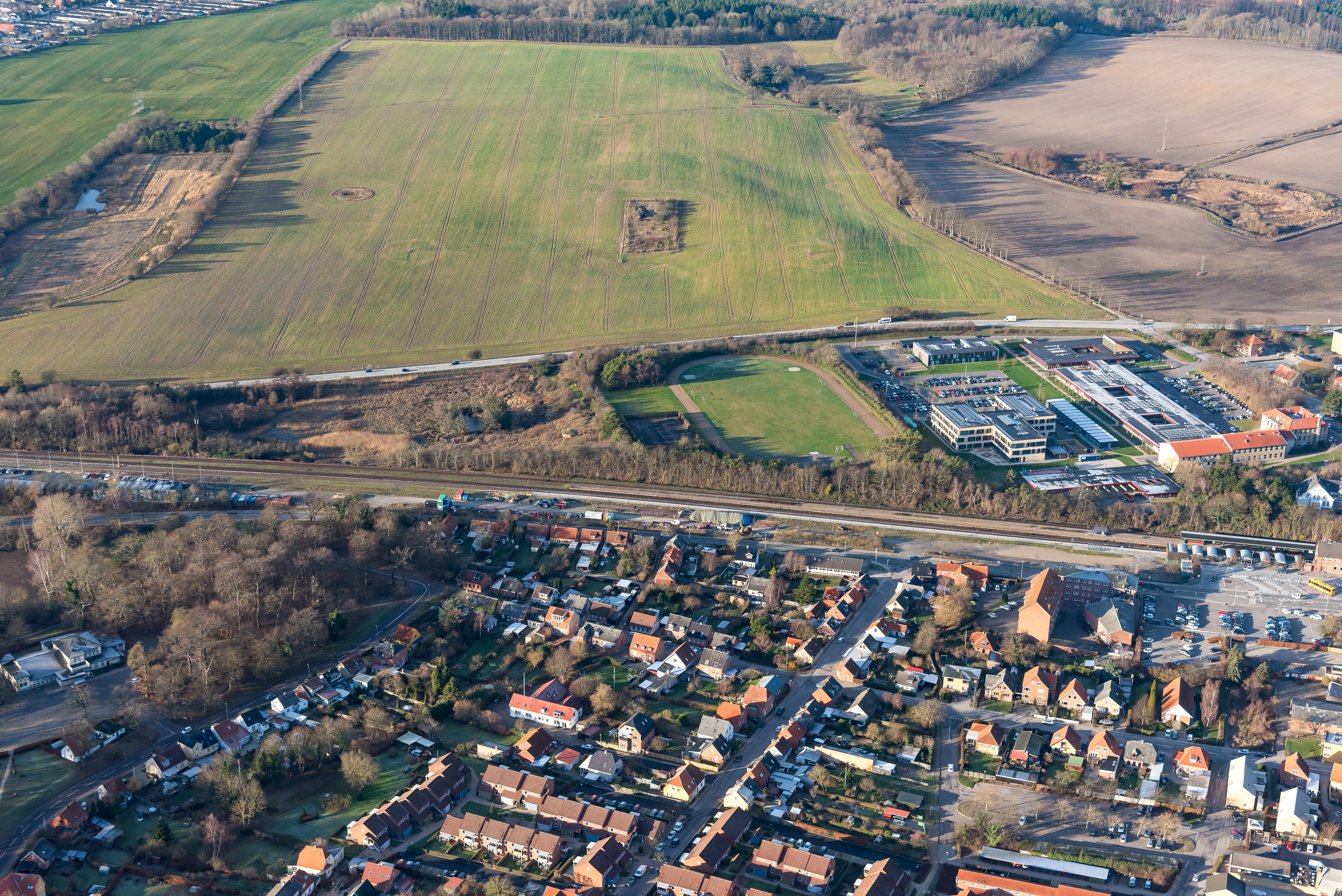 Luftfoto fra Vordingborg