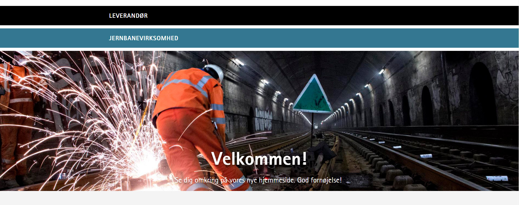 Forside Ny hjemmeside