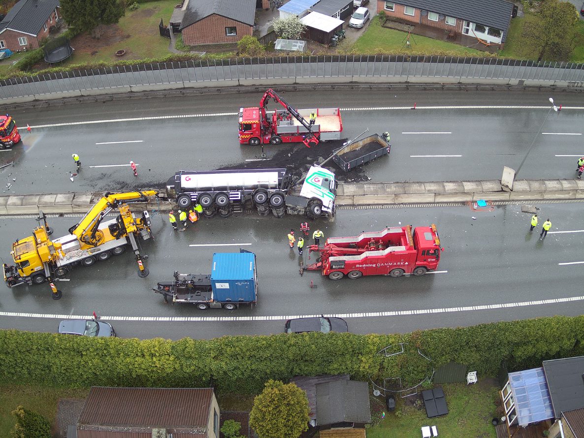 beredskab banedanmark beredskab banedanmark i aktion på motorvejen