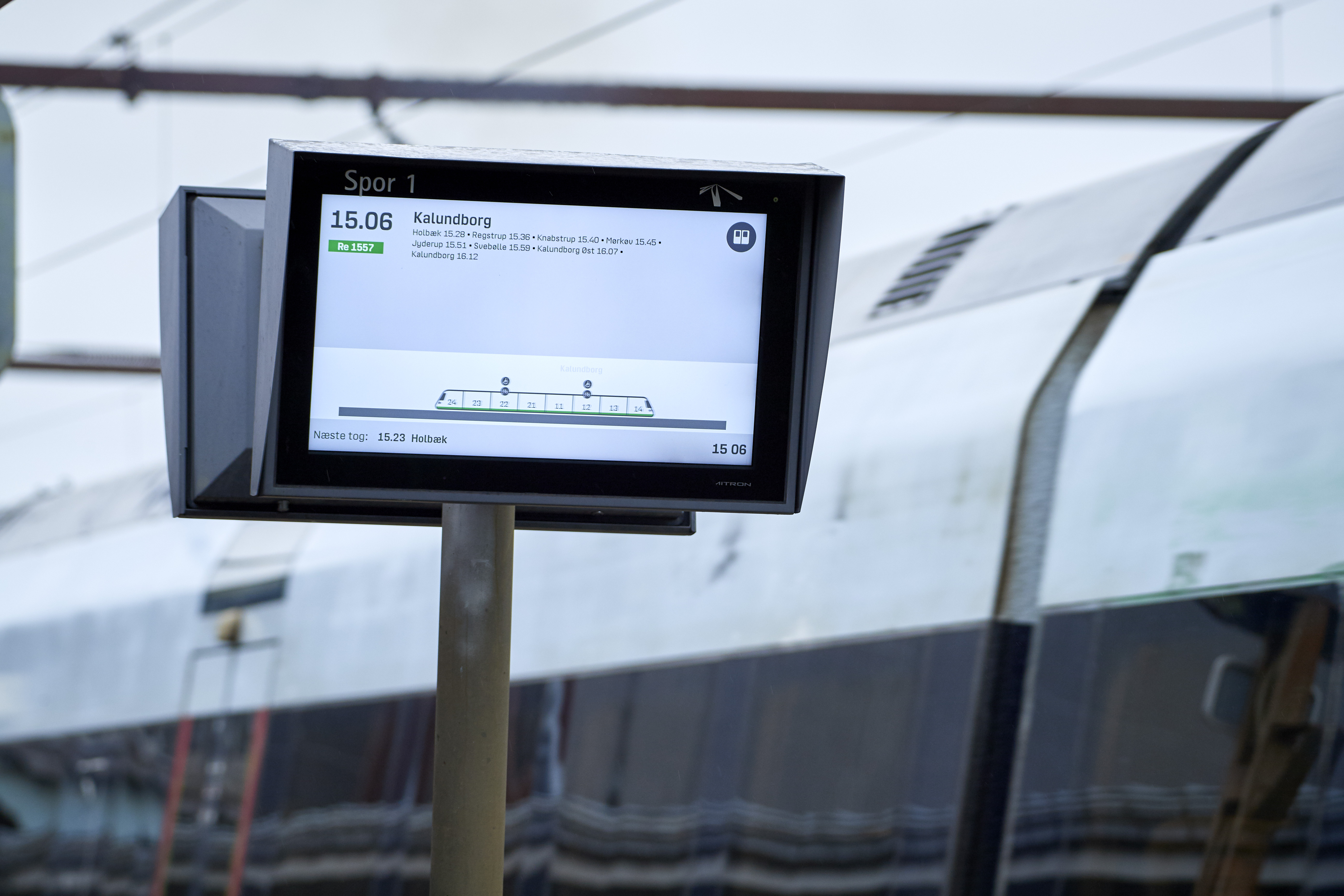 trafikinformationsskærm