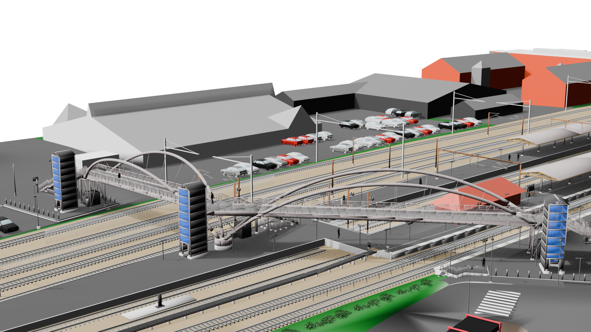 Visualisering af Hillerød Station